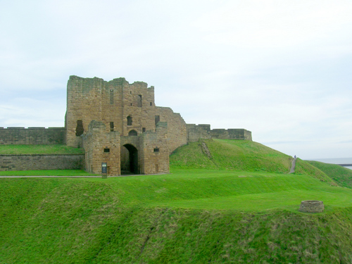 Photograph: South-east view of the castle Gatehouse, with barbican