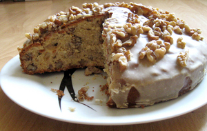 Walnut Fudge Cake