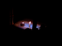 Photo of Dave Gorman on stage